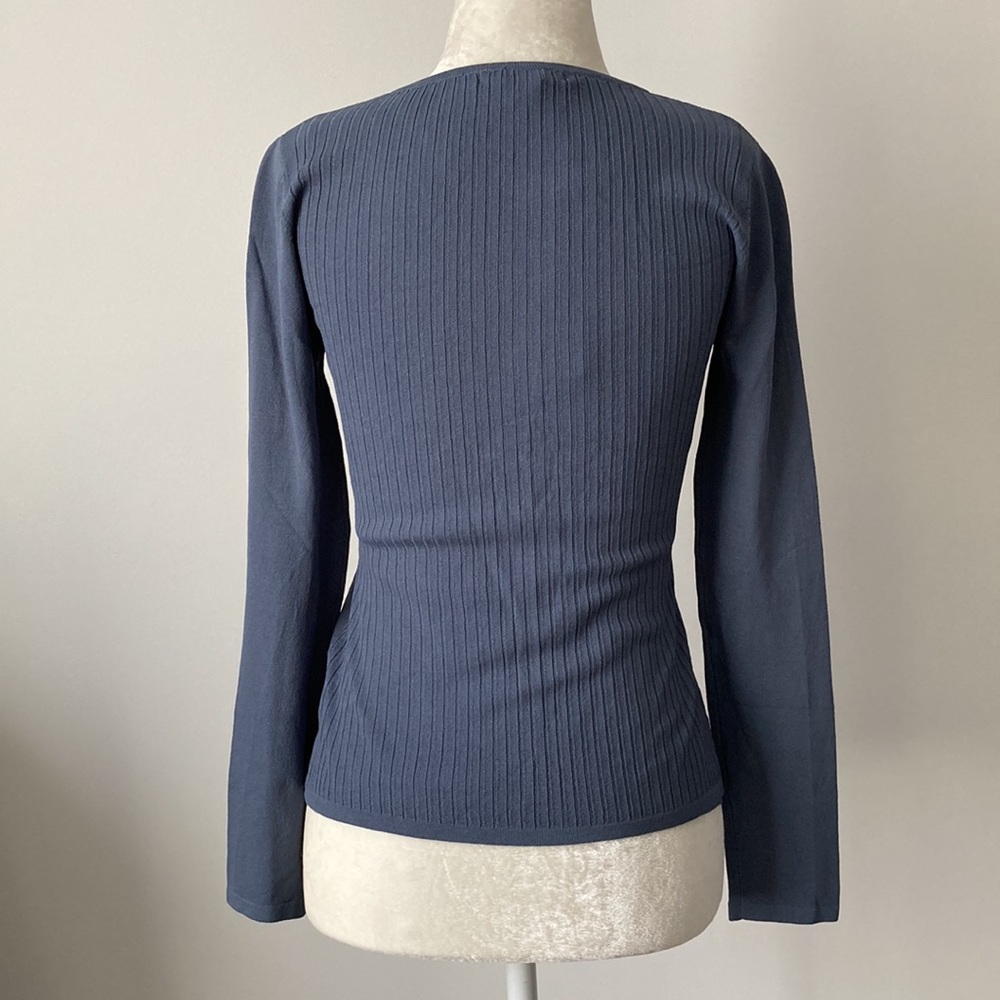 Co-Ord Rib-Knit Cardigan Sweater Set - Picture 6 of 11